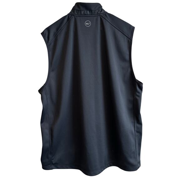Vineyard Vines Fairhaven Performance Vest OTG Outwear Black XL - Picture 6 of 10